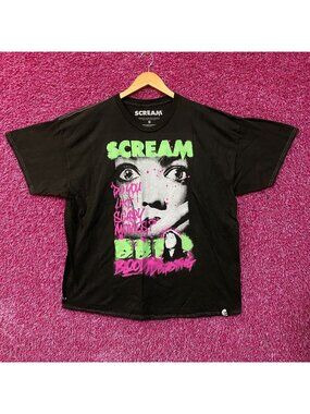 Scream x Bloody Disgusting Scary Movies Horror Graphic T-Shirt 2XL